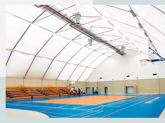 Строительство спортивных залов в Дубне