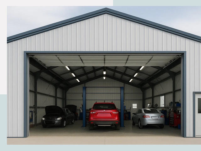 Ангары из сэндвич панелей от 613 руб. в Дубна