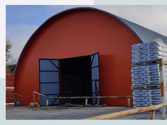 Полукруглые ангары по цене от 613 руб. в Дубна