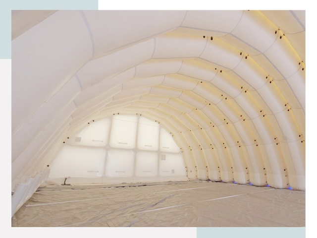 Пневмокаркасные ангары в Дубне