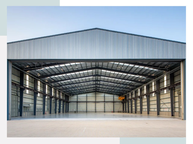 Большие ангары в Дубне