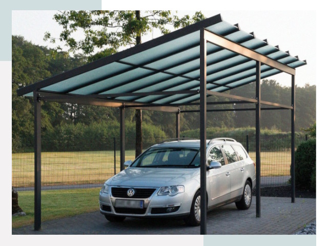 Навесы для автомобилей в Дубне