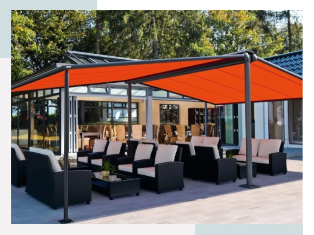 Навесы для кафе и ресторанов в Дубне