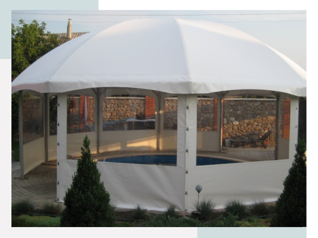 Тентовые павильоны в Дубне