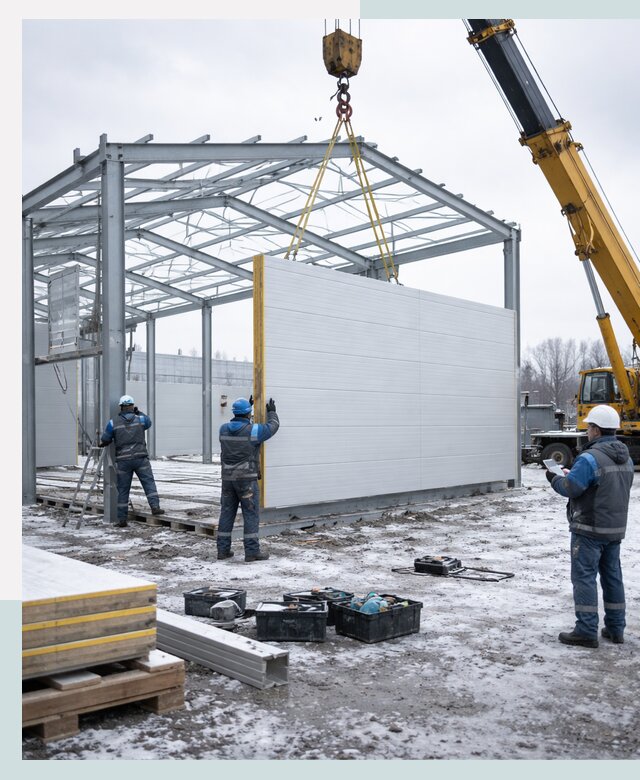 Строительство холодильных складов под ключ в Дубне