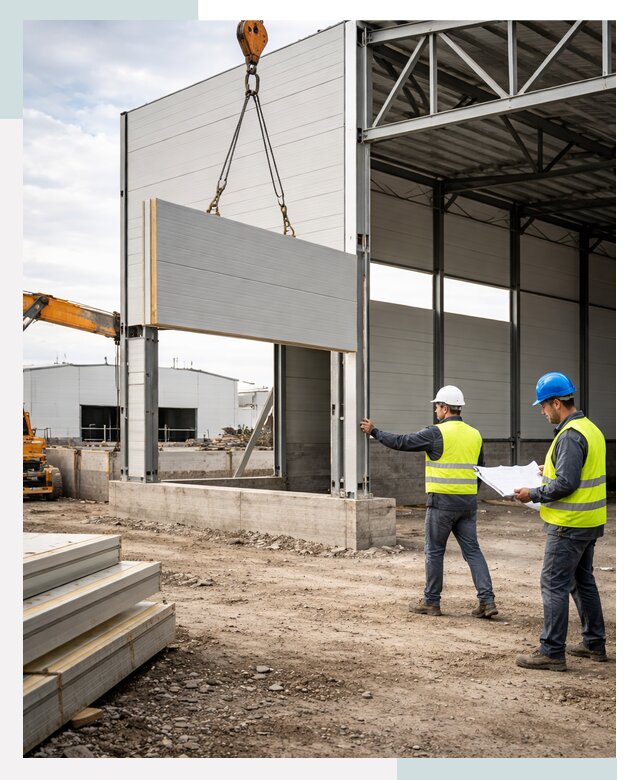 Склад из сэндвич панелей под ключ в Дубне от 9699 р. | СтальСтрой-Дбн