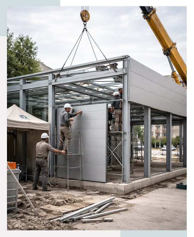 СтальСтрой-Дбн: торговый павильон под ключ в Дубне от 35732 р.