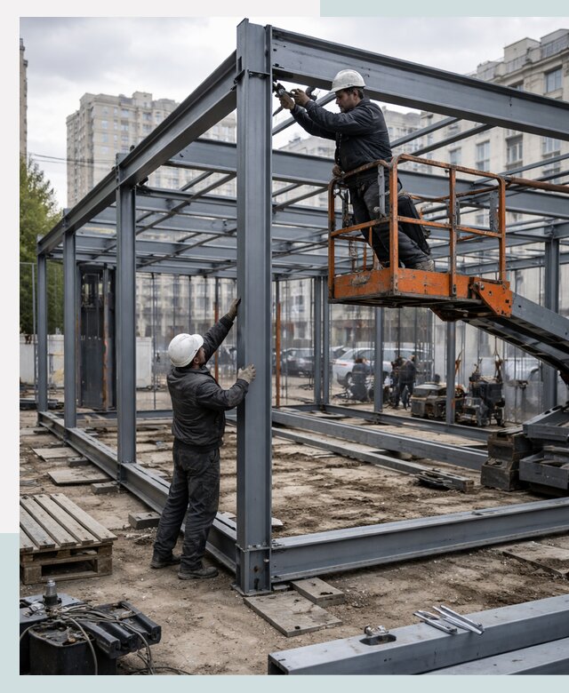 Строительство и монтаж торговых павильонов под ключ в Дубне