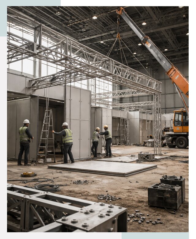 Строительство выставочных павильонов в Дубне от 35732 р.| СтальСтрой-Дбн