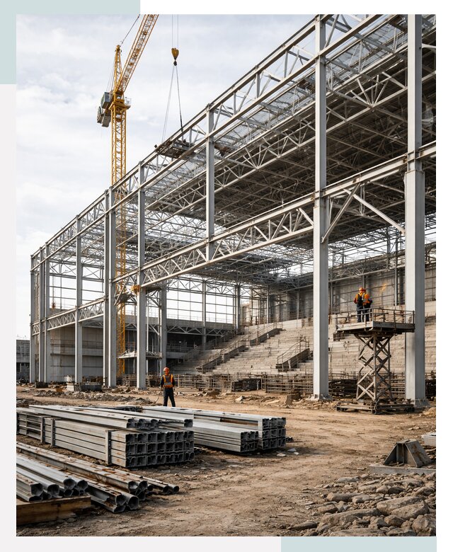 Строительство спортивных комплексов в Дубне от 30627 р. | СтальСтрой-Дбн